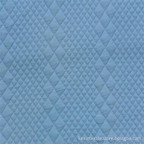 100% polyester jacquard quilted knitted printed fabric